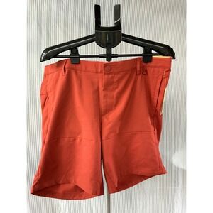 All in Motion Mens Travel Shorts Rust Red Size 40 Recycled Polyester Stretch NWT